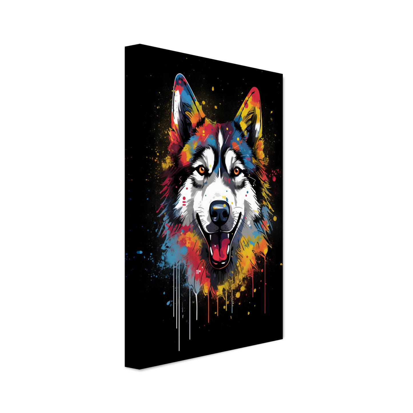 Dog Huskie Pop Art (DOG35)