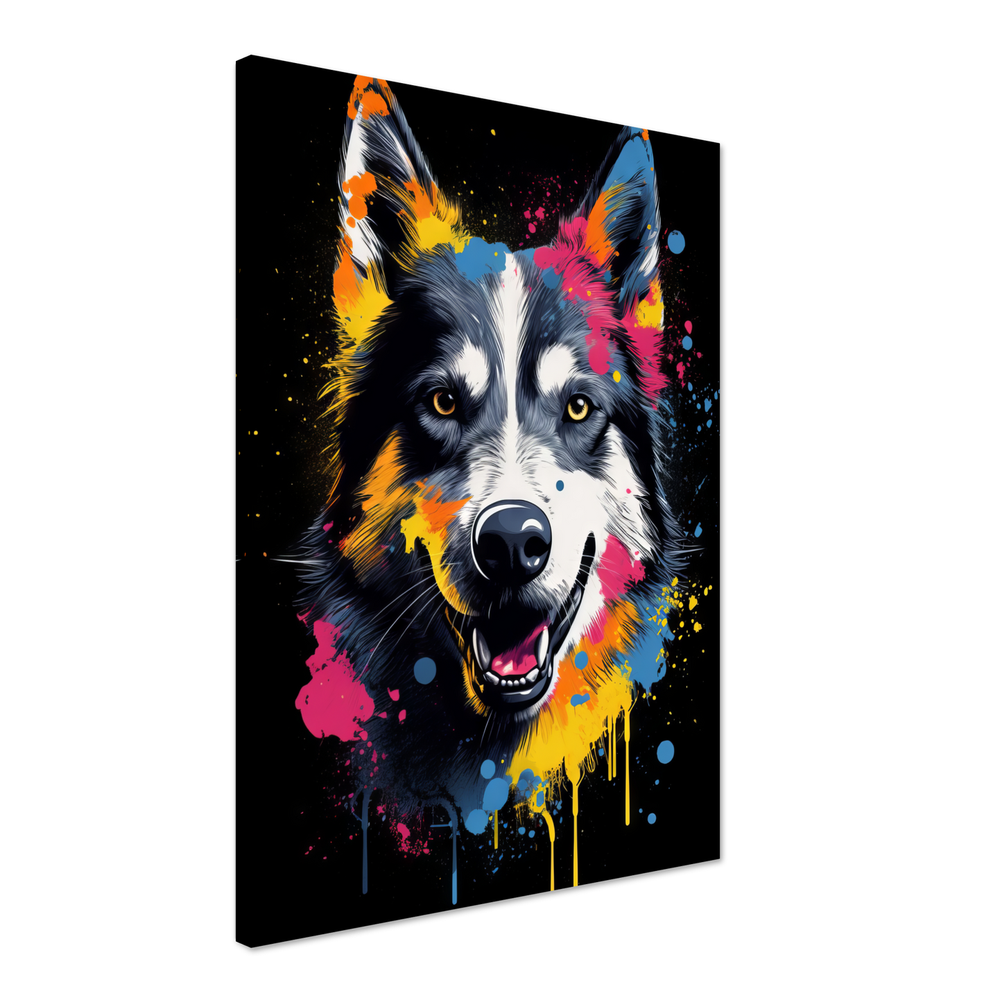 Dog Huskie Pop Art (DOG36)