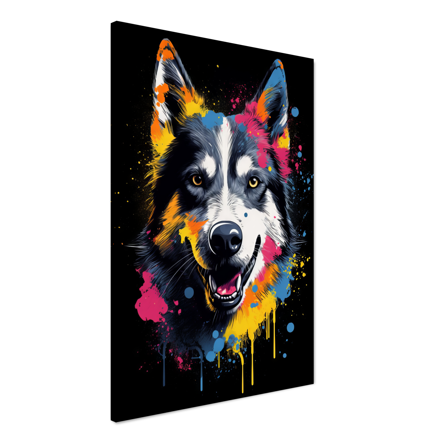 Dog Huskie Pop Art (DOG36)