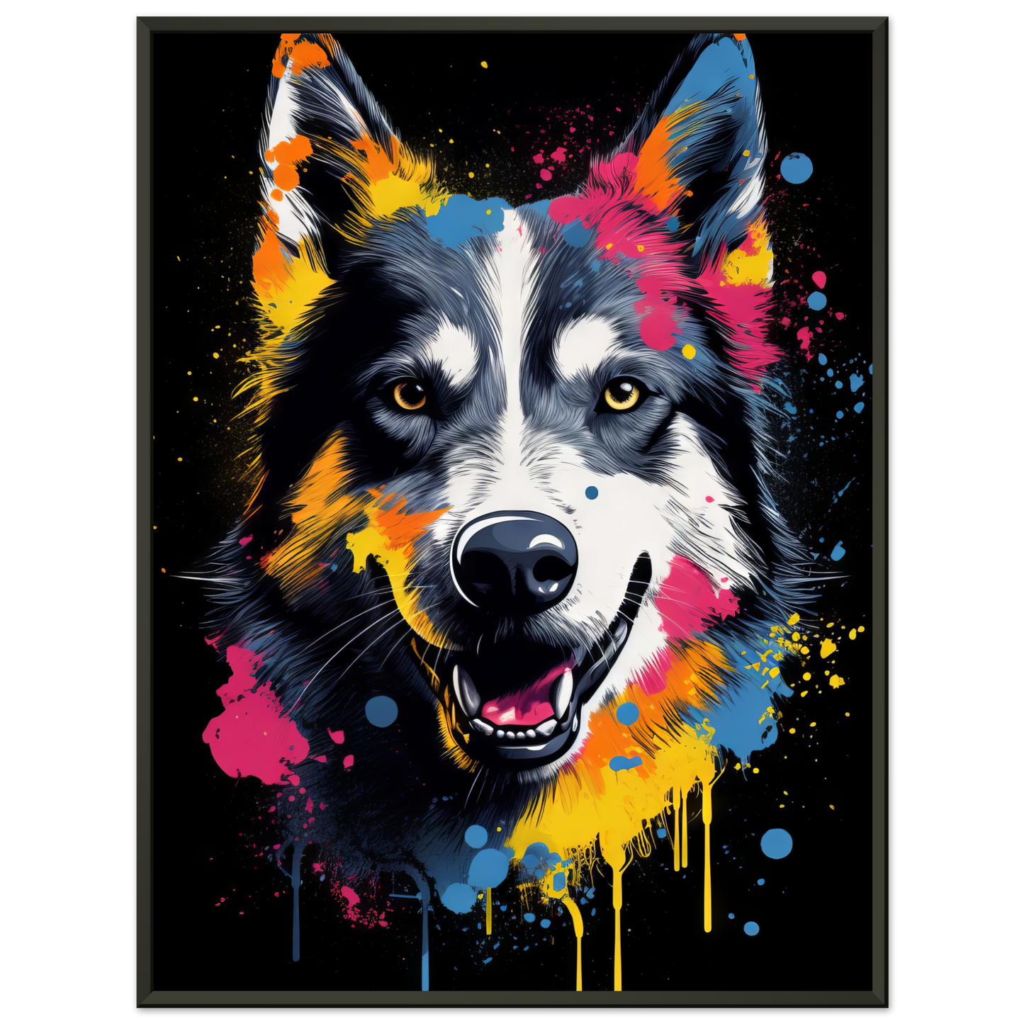 Dog Huskie Pop Art (DOG36)