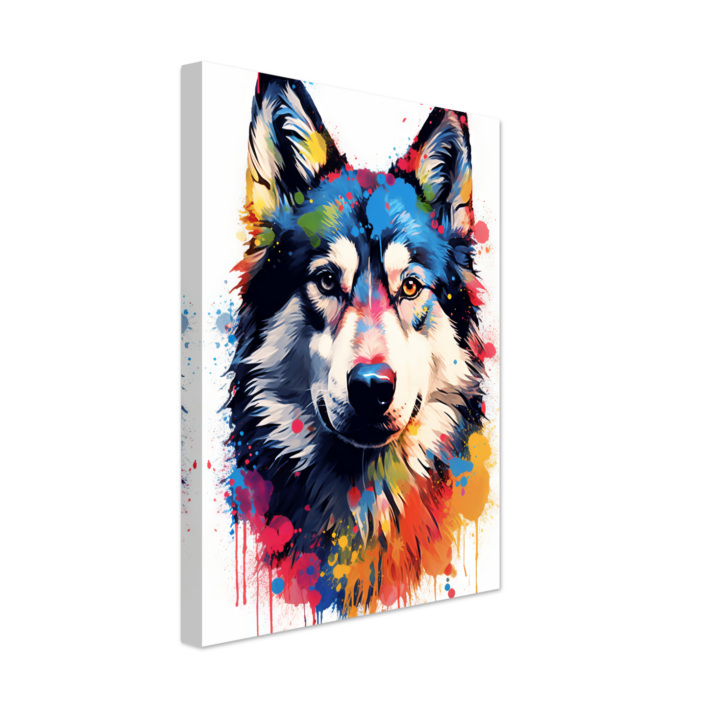 Dog Huskie Pop Art (DOG37)