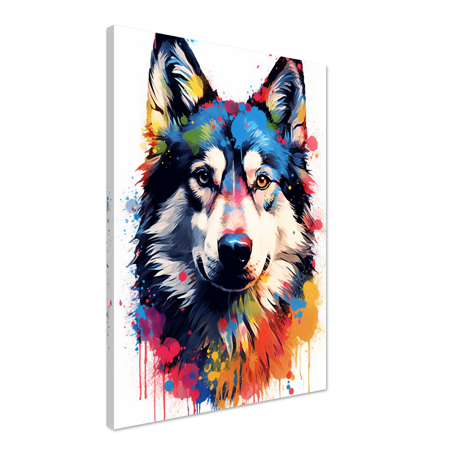 Dog Huskie Pop Art (DOG37)