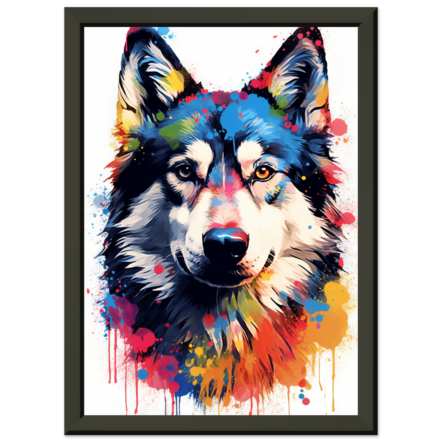 Dog Huskie Pop Art (DOG37)