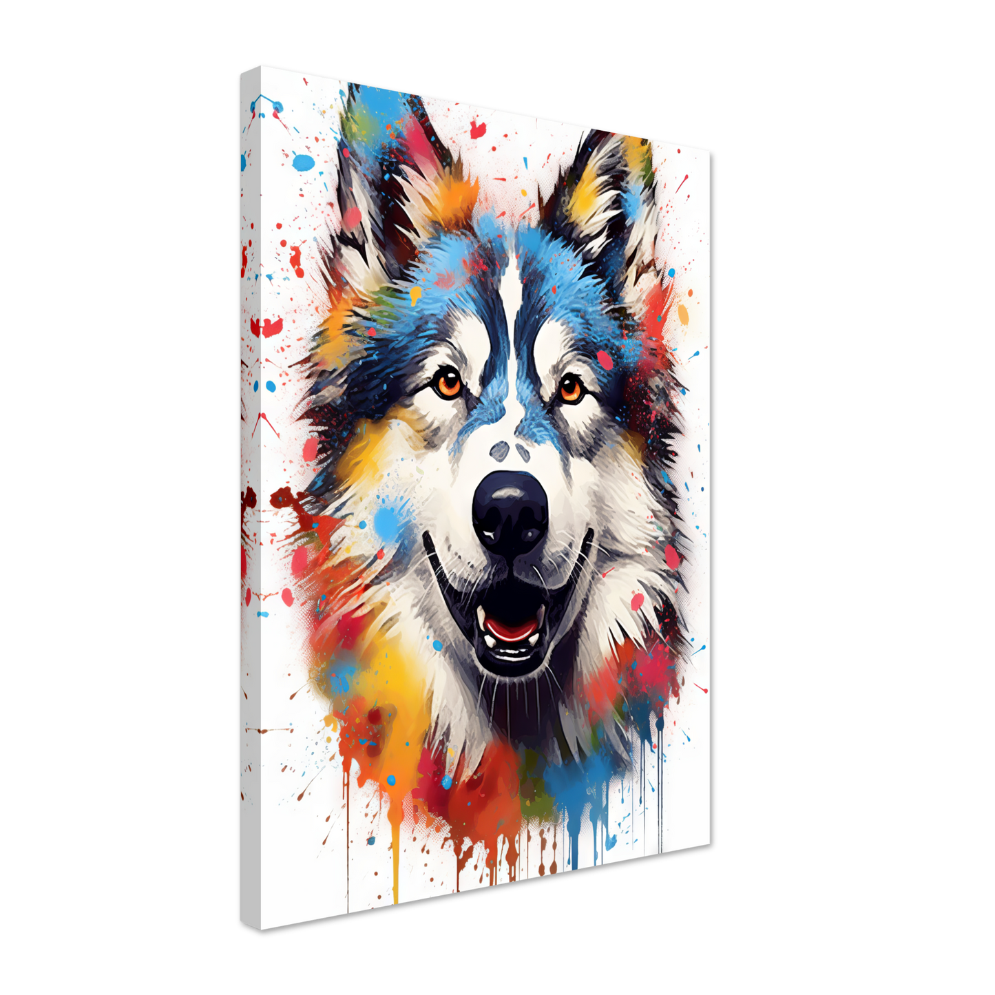 Dog Huskie Pop Art (DOG38)