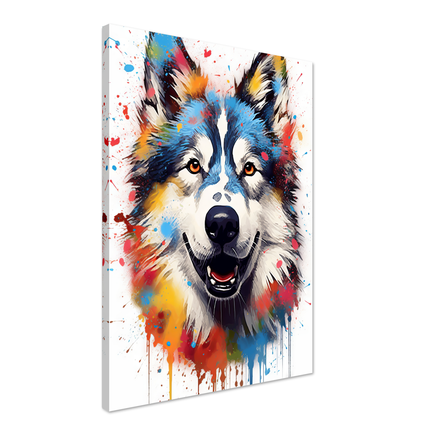 Dog Huskie Pop Art (DOG38)