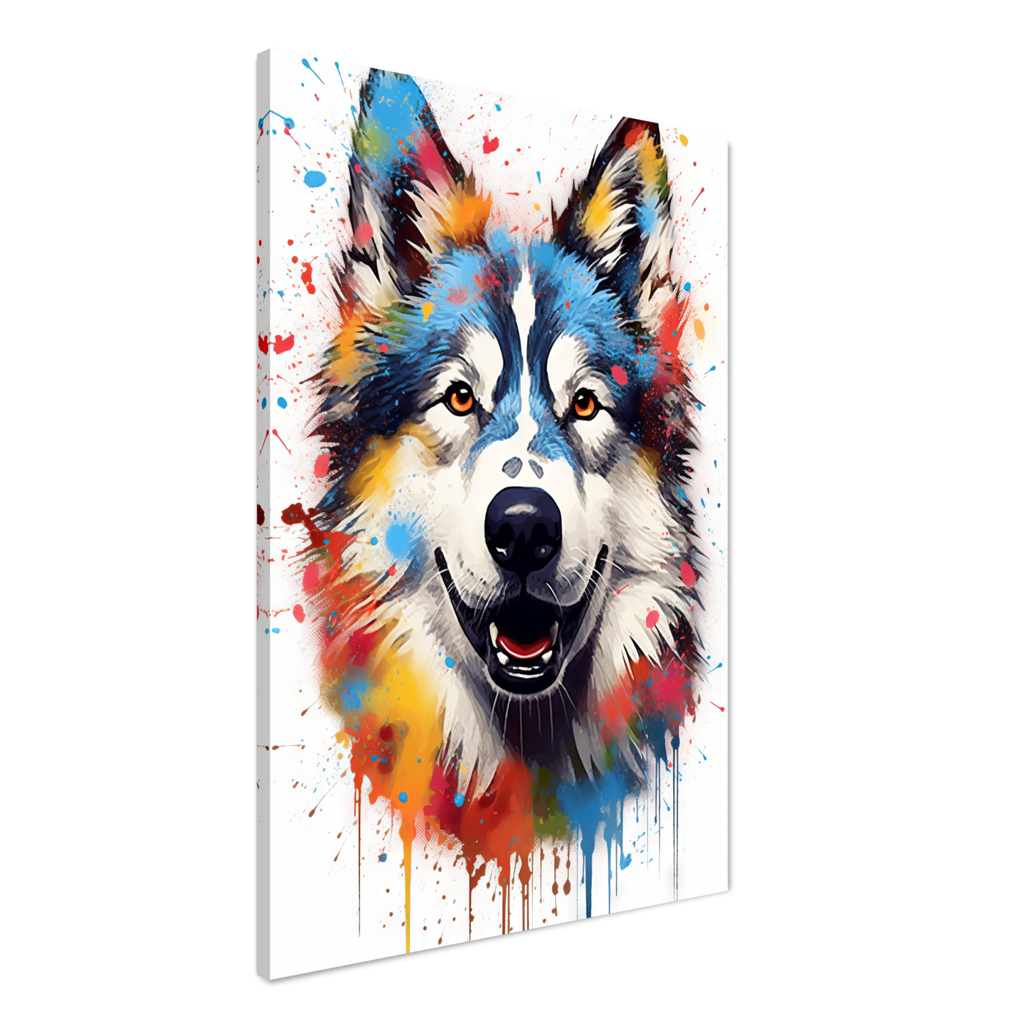 Dog Huskie Pop Art (DOG38)