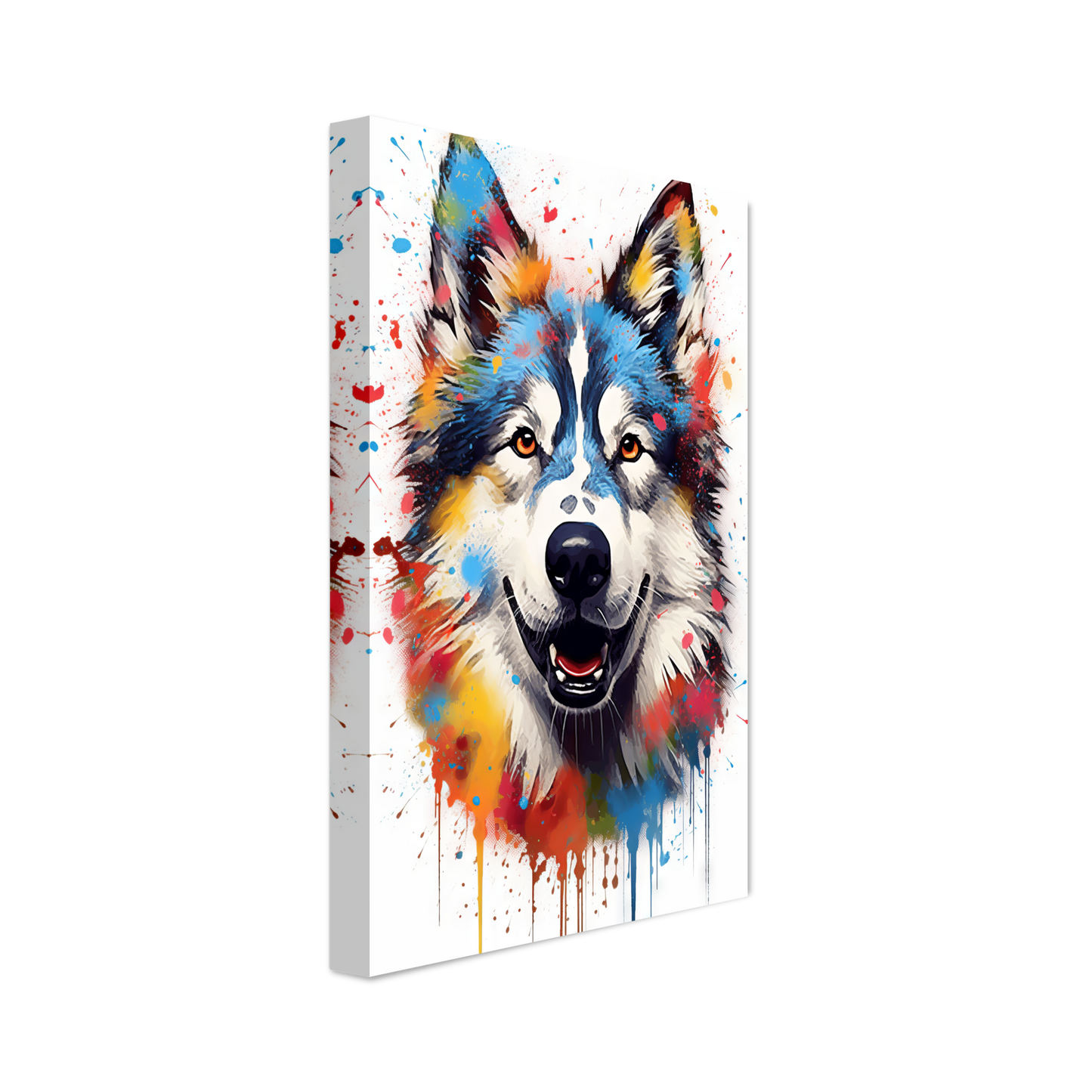 Dog Huskie Pop Art (DOG38)