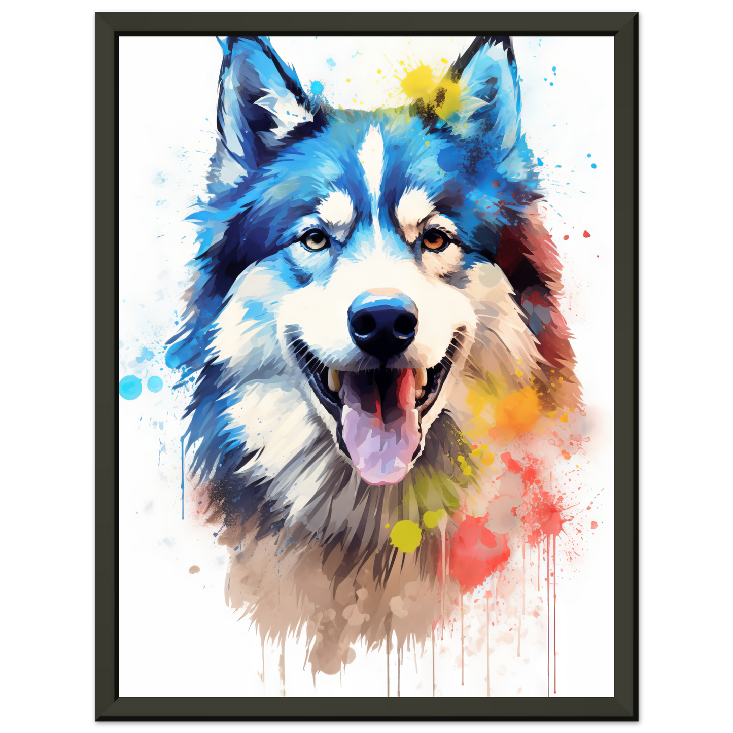 Dog Huskie Pop Art (DOG39)