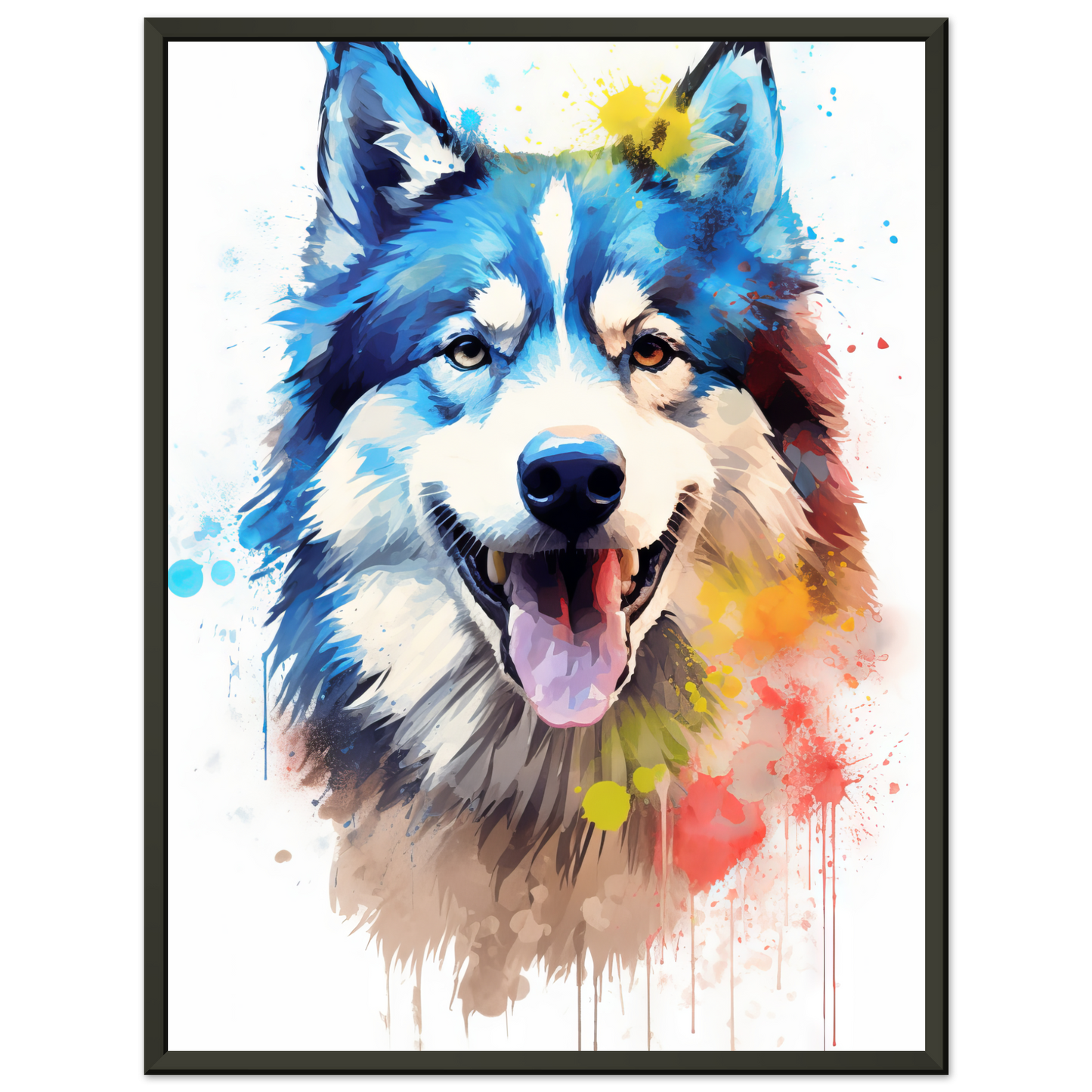 Dog Huskie Pop Art (DOG39)