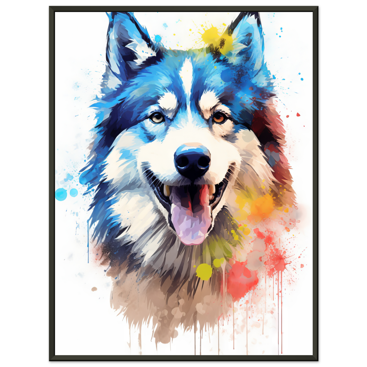 Dog Huskie Pop Art (DOG39)