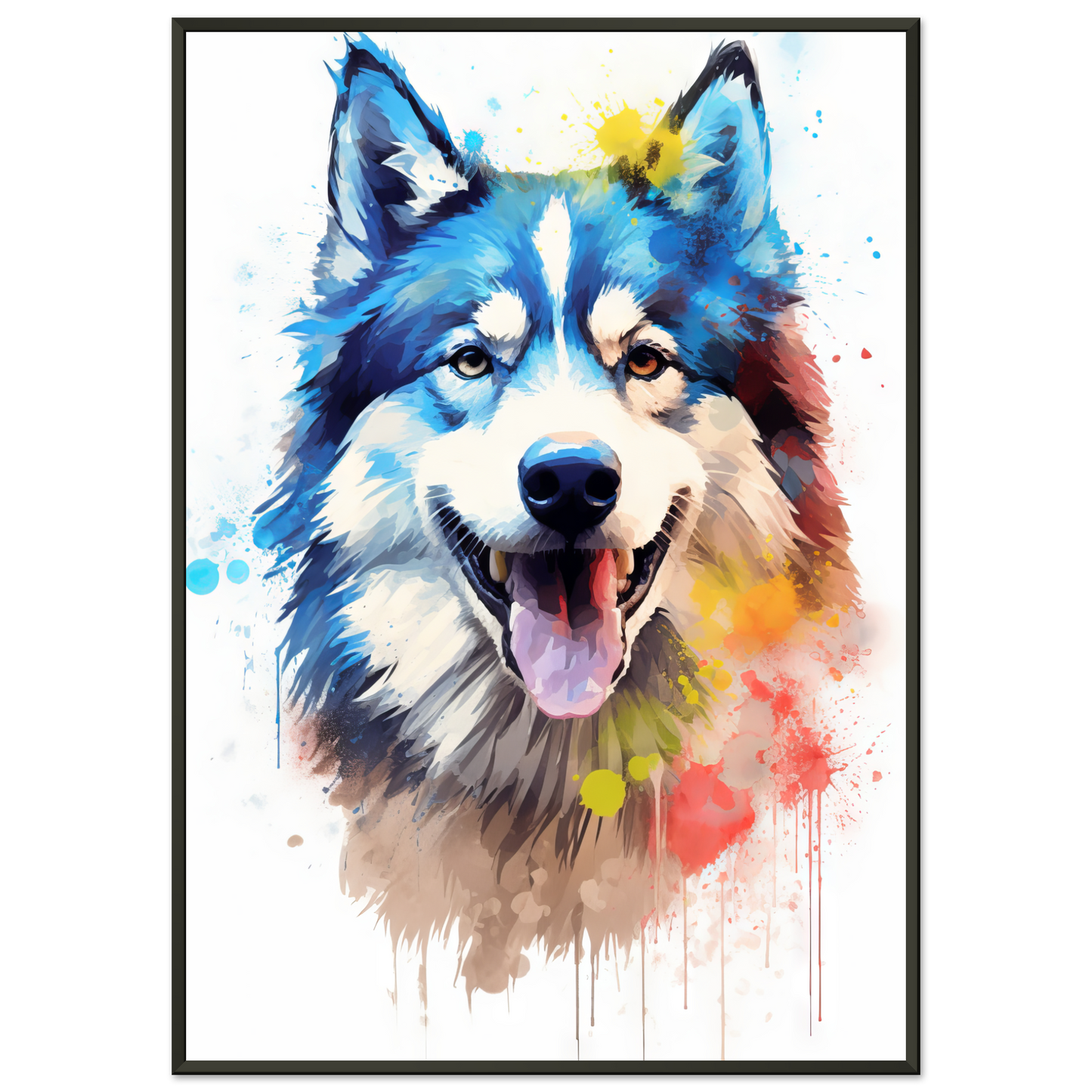 Dog Huskie Pop Art (DOG39)