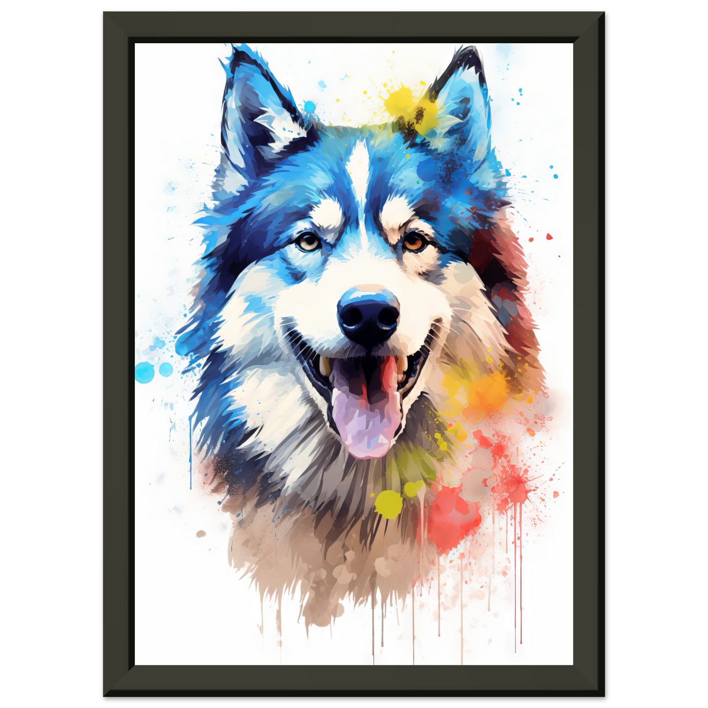Dog Huskie Pop Art (DOG39)