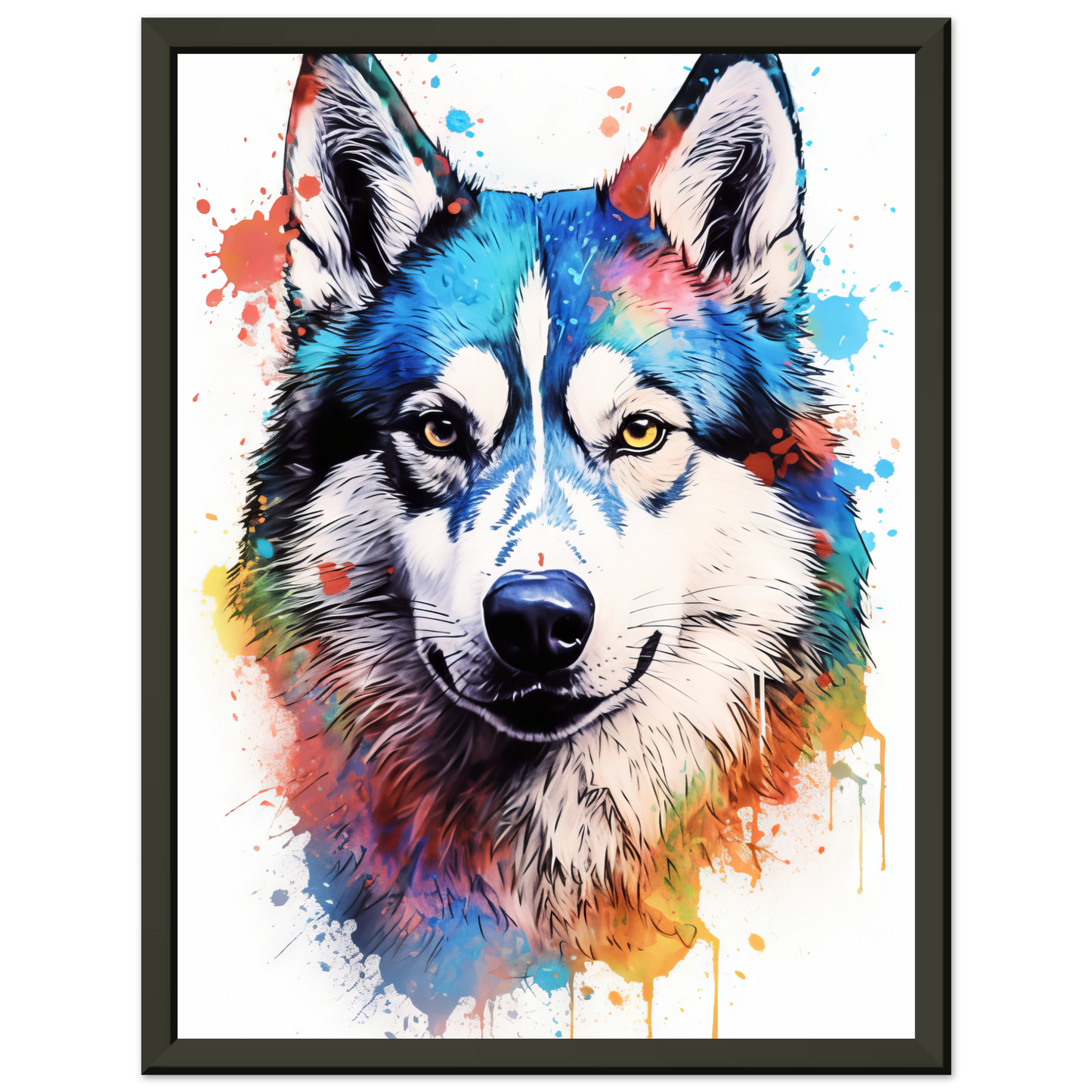 Dog Huskie Pop Art (DOG40)