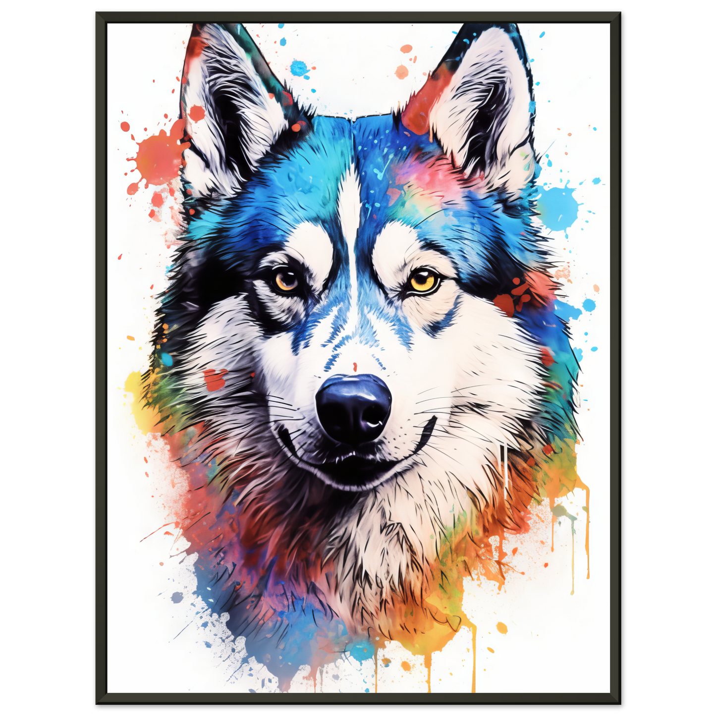 Dog Huskie Pop Art (DOG40)