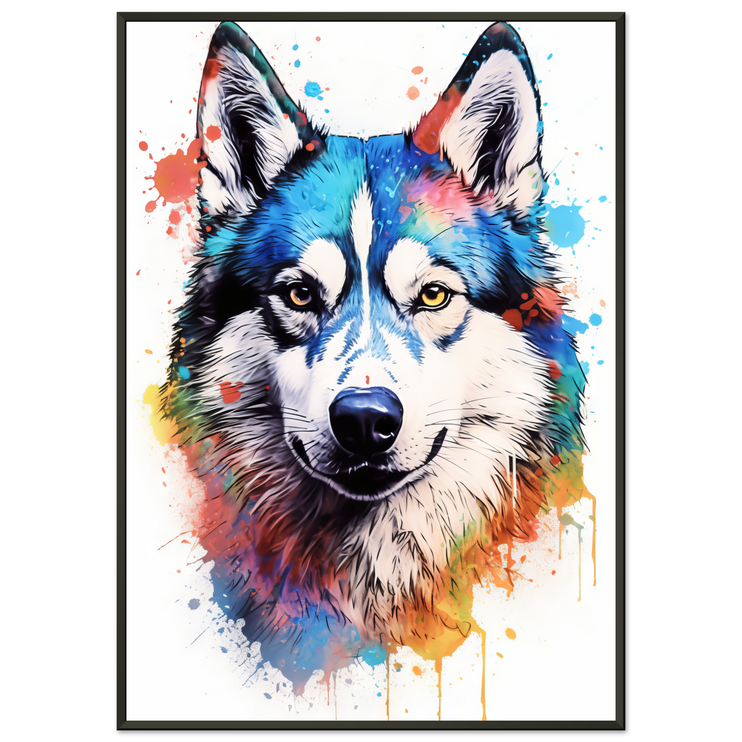 Dog Huskie Pop Art (DOG40)