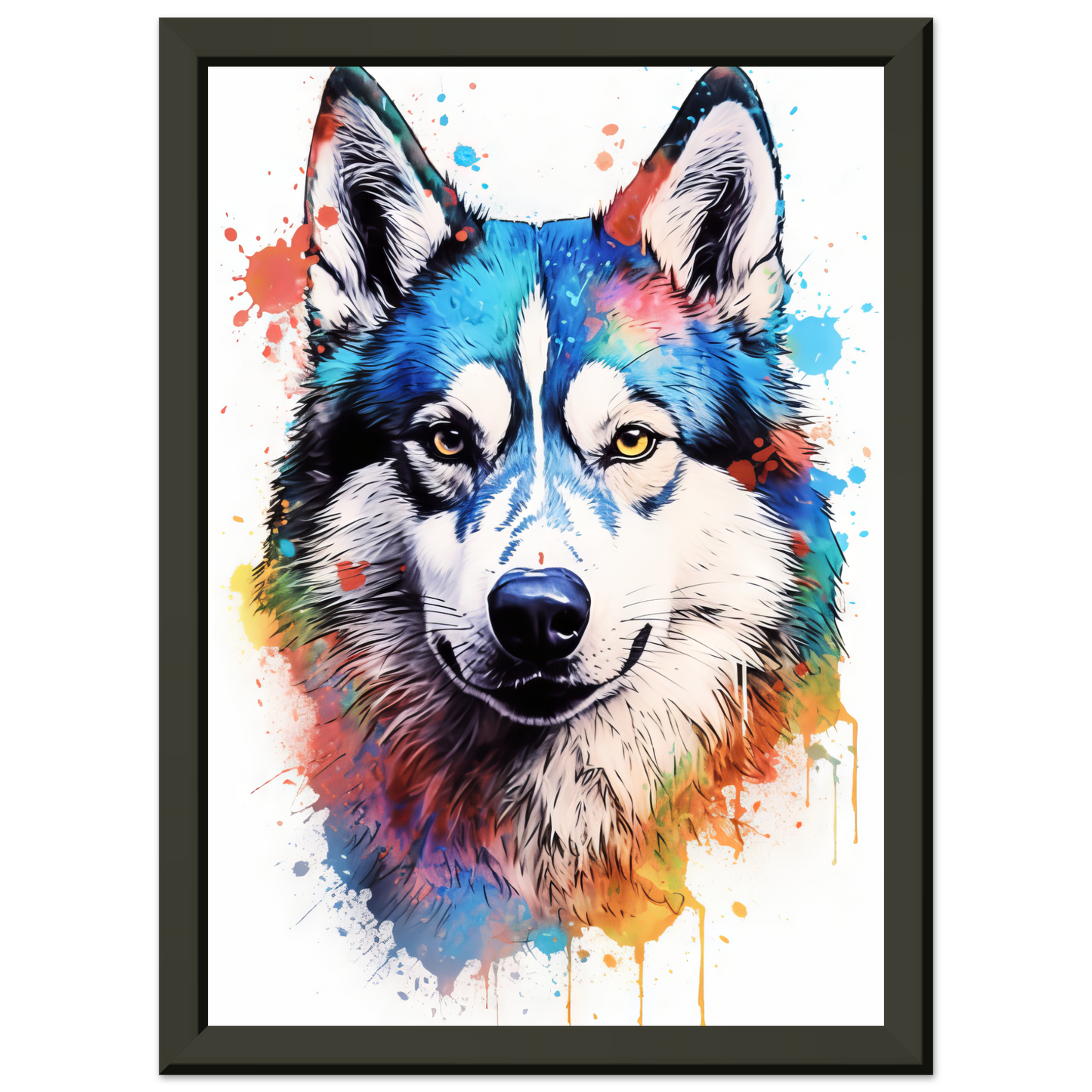 Dog Huskie Pop Art (DOG40)