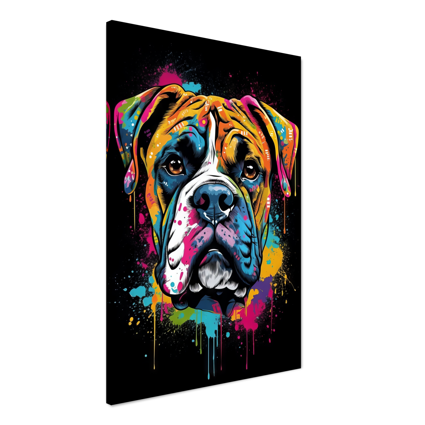Hund Boxer Pop-Art (DOG41)