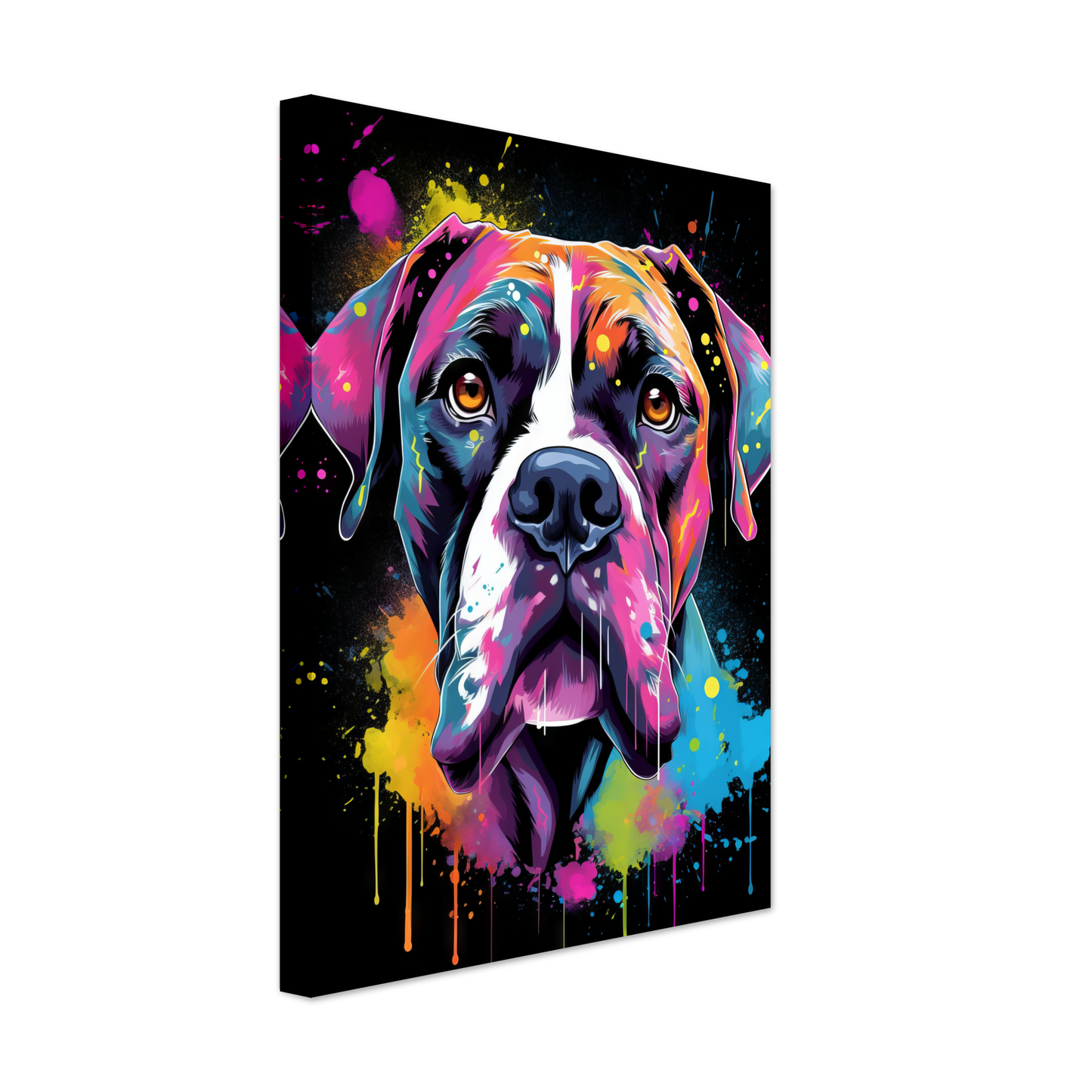 Hund Boxer Pop-Art (DOG42)