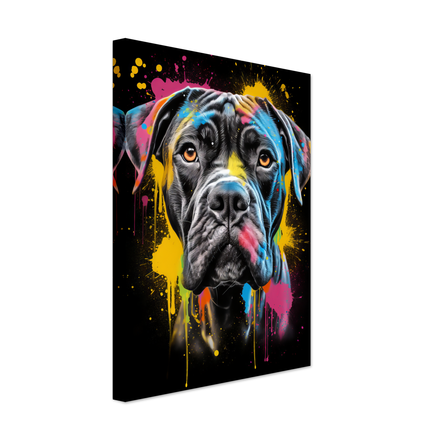 Hund Boxer Pop-Art (DOG43)