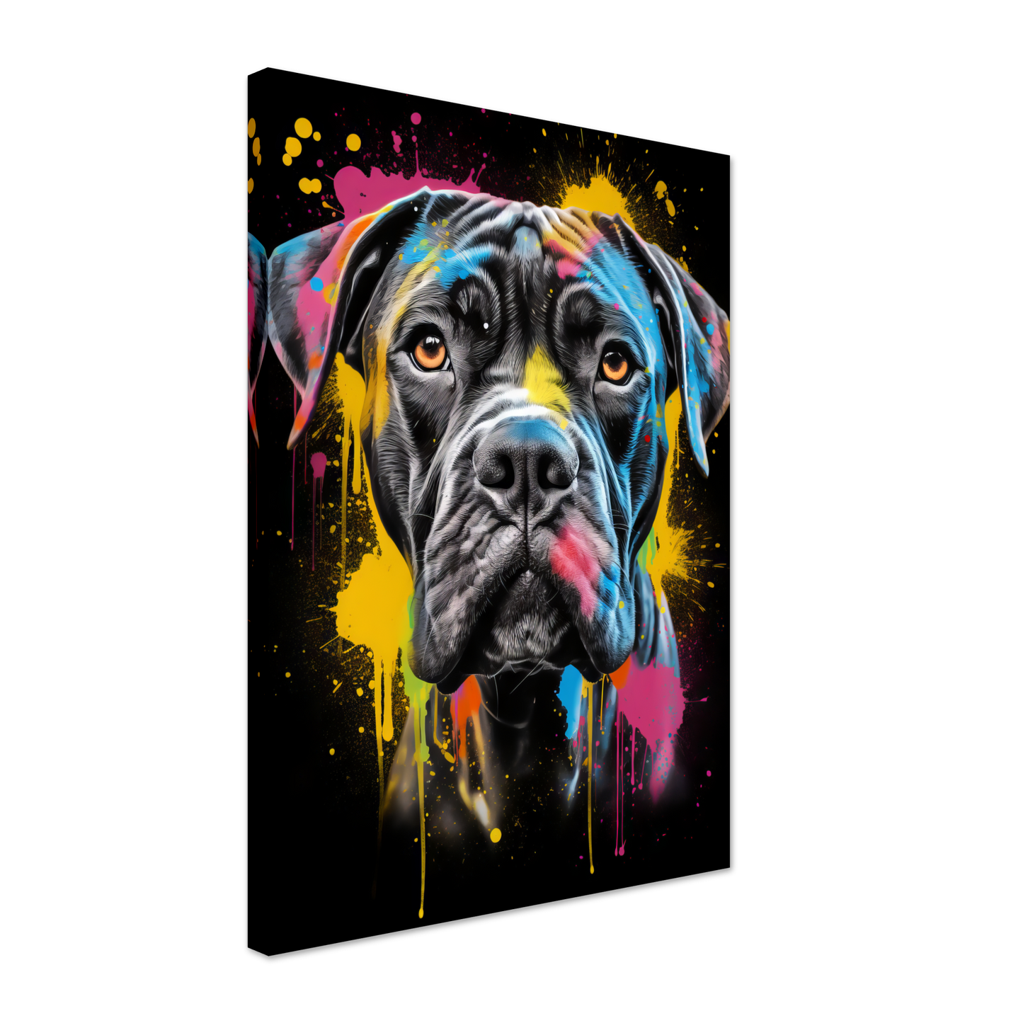Hund Boxer Pop-Art (DOG43)