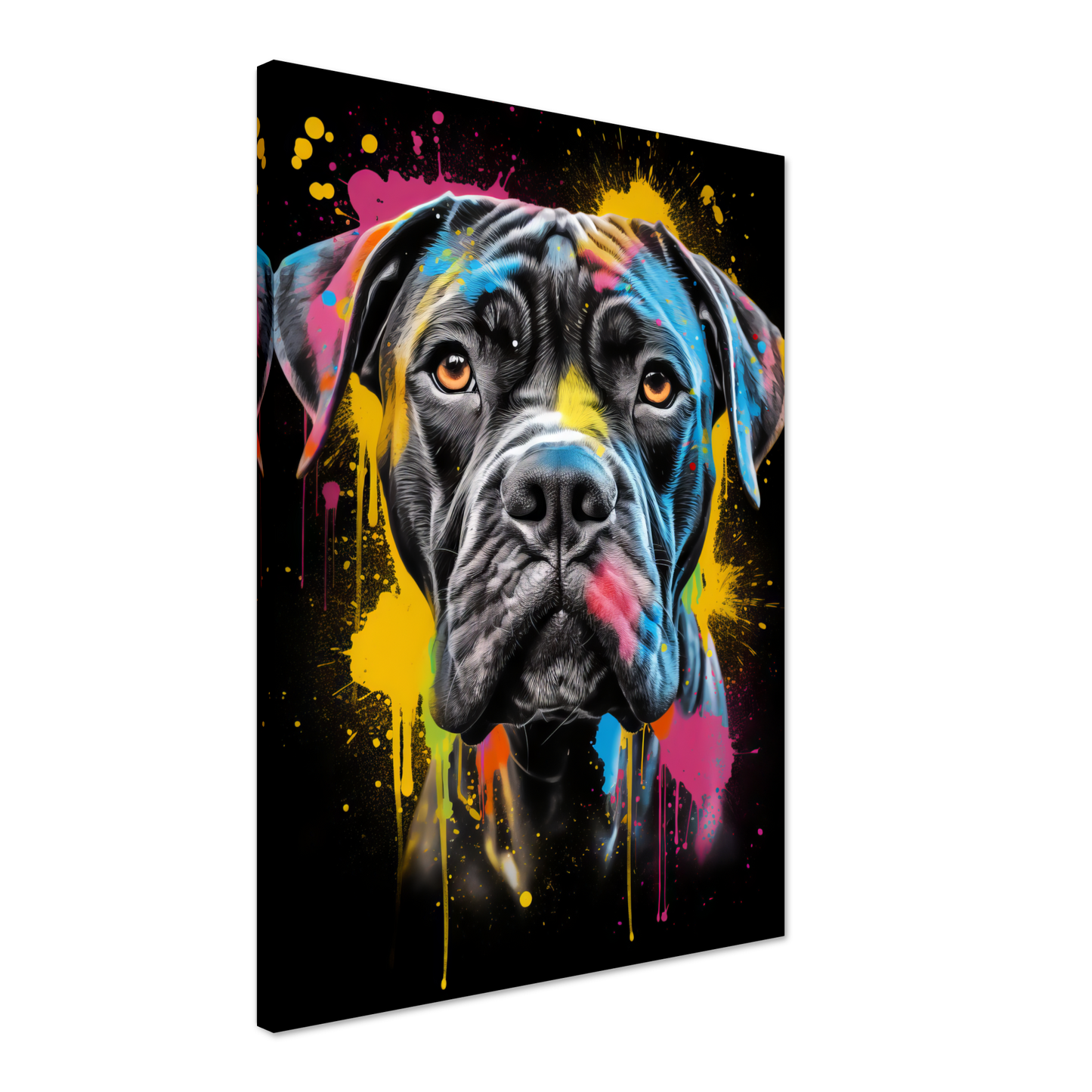 Hund Boxer Pop-Art (DOG43)