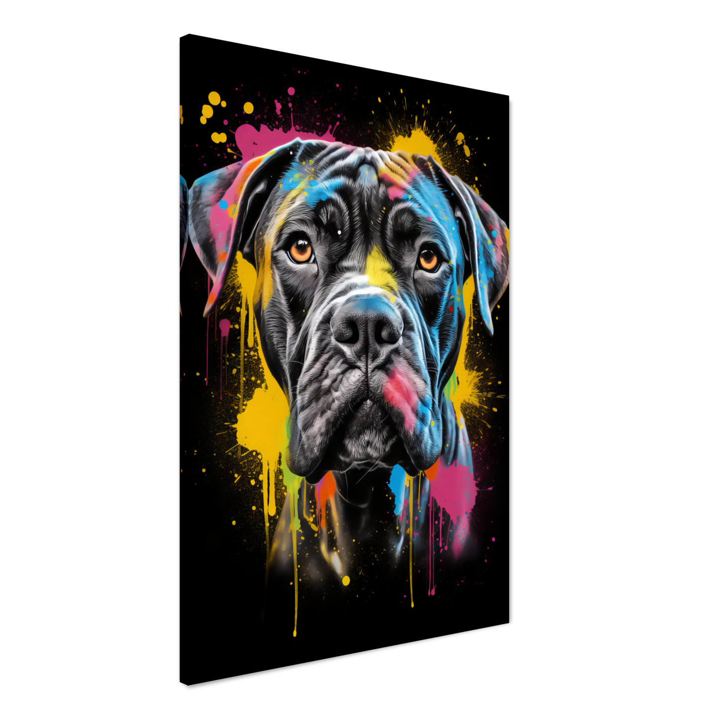Hund Boxer Pop-Art (DOG43)