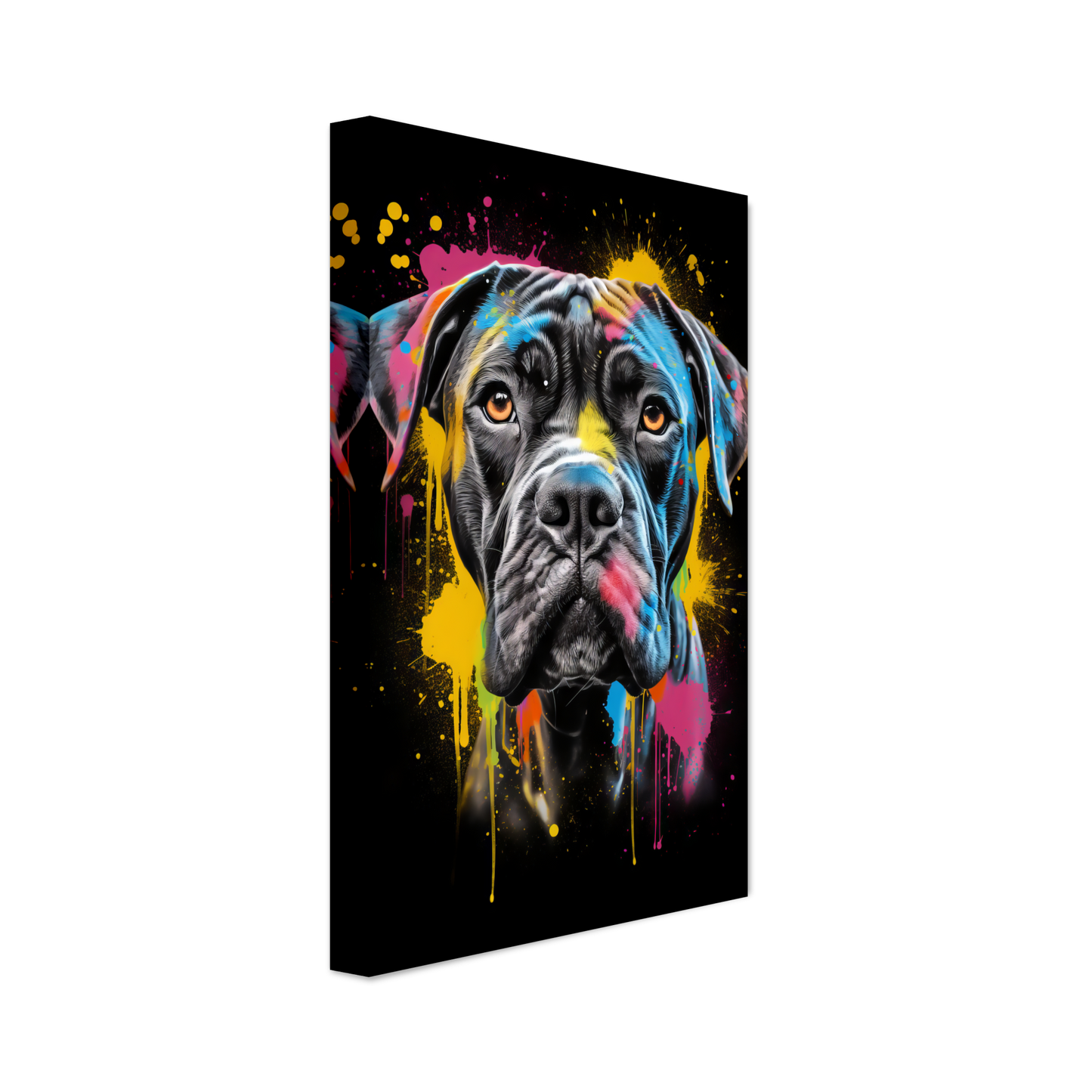 Hund Boxer Pop-Art (DOG43)