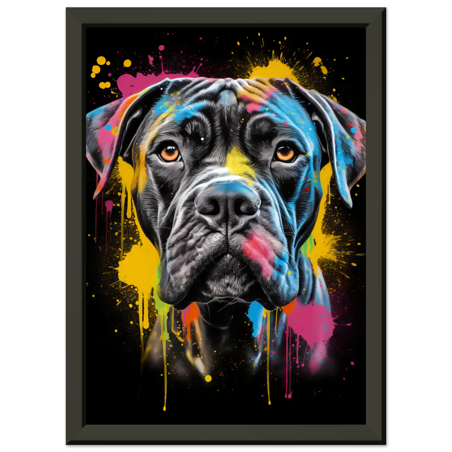 Hund Boxer Pop-Art (DOG43)
