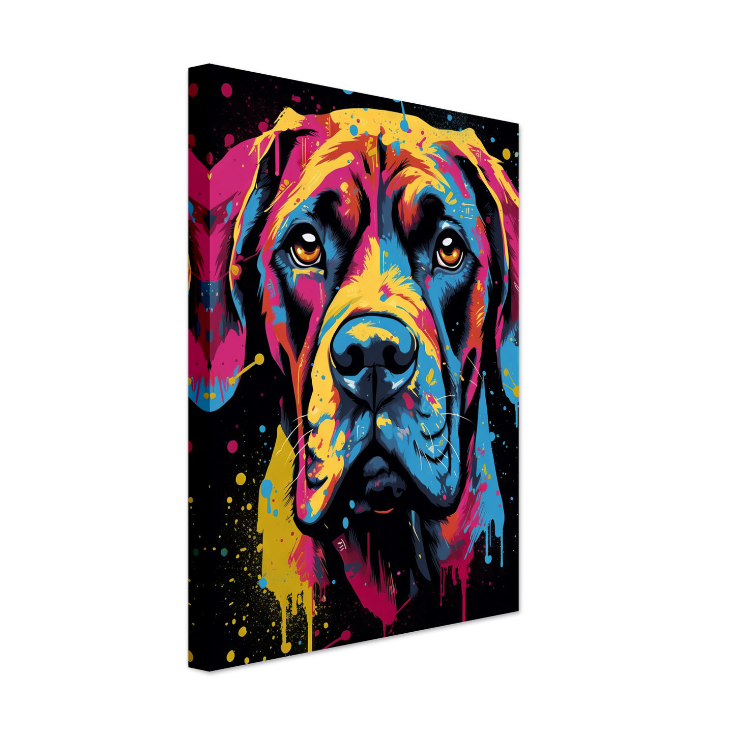 Hund Boxer Pop-Art (DOG44)