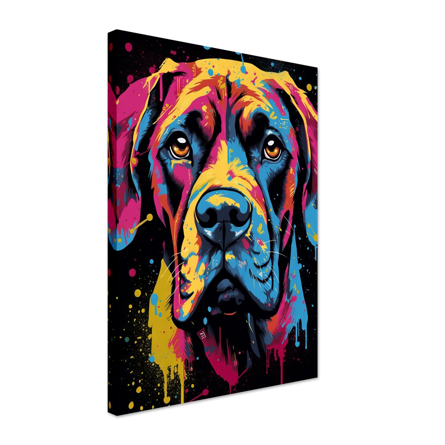 Hund Boxer Pop-Art (DOG44)