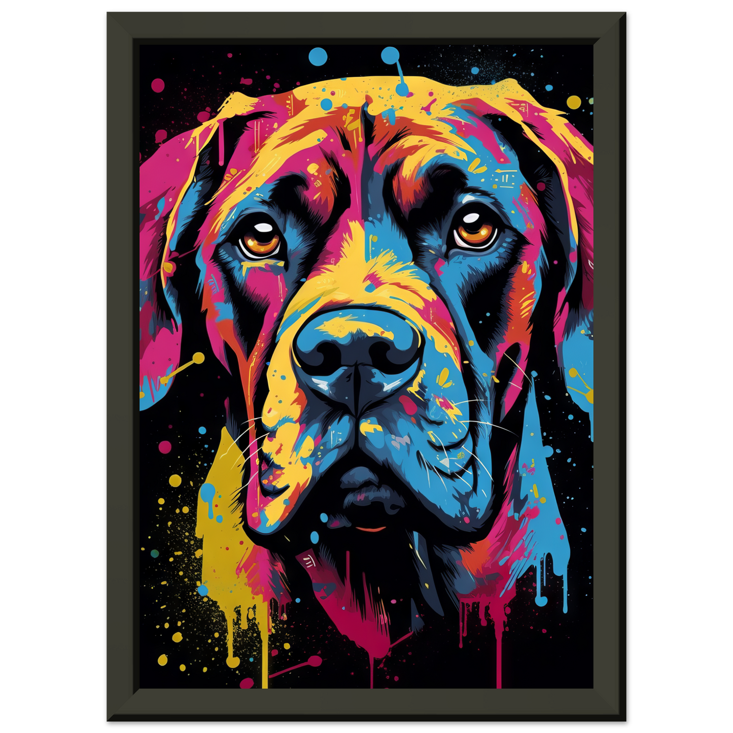 Hund Boxer Pop-Art (DOG44)