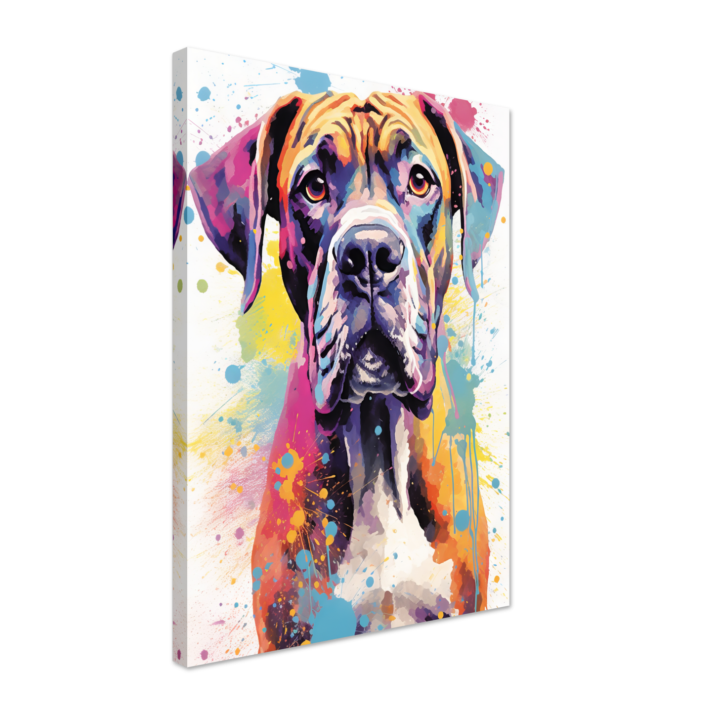 Hund Boxer Pop-Art (DOG45)