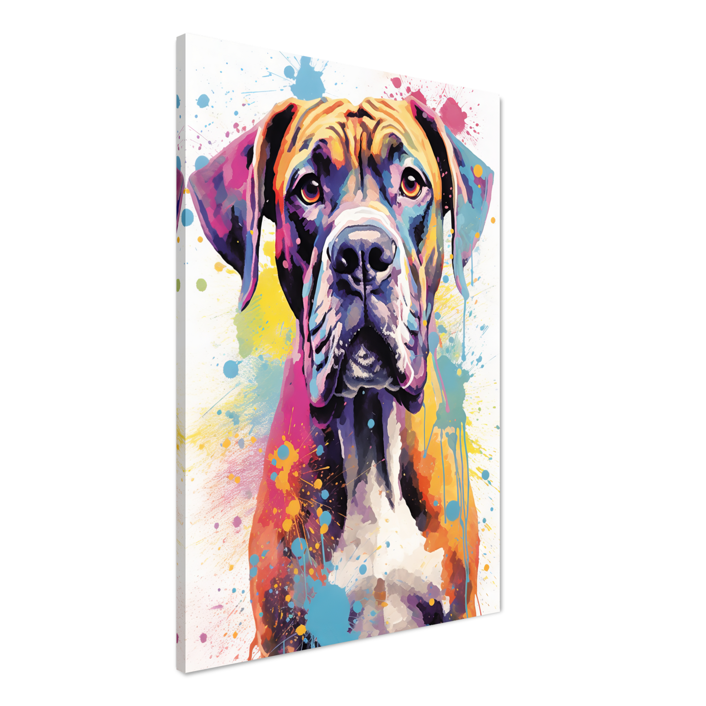 Hund Boxer Pop-Art (DOG45)