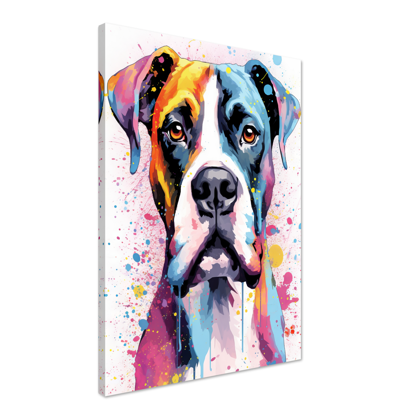 Hund Boxer Pop-Art (DOG47)