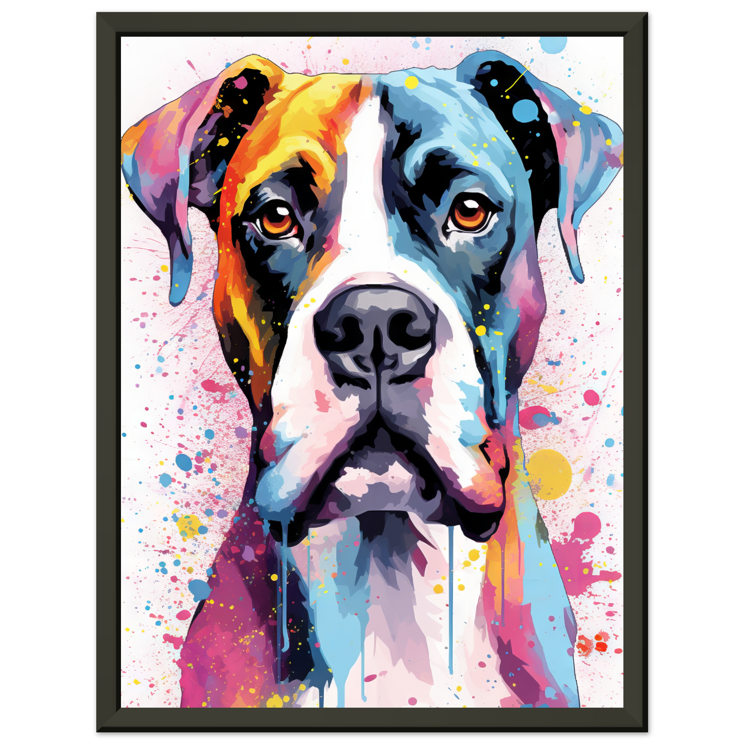Hund Boxer Pop-Art (DOG47)