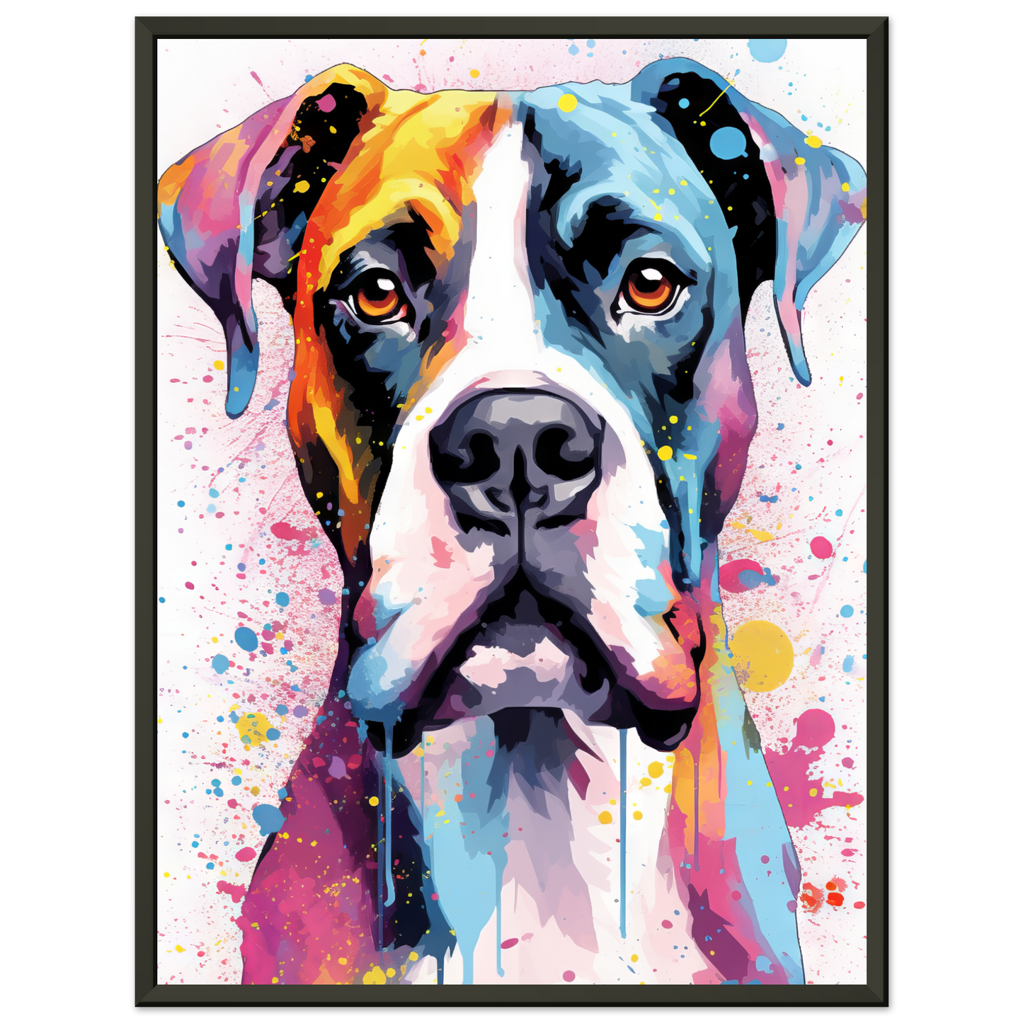Hund Boxer Pop-Art (DOG47)