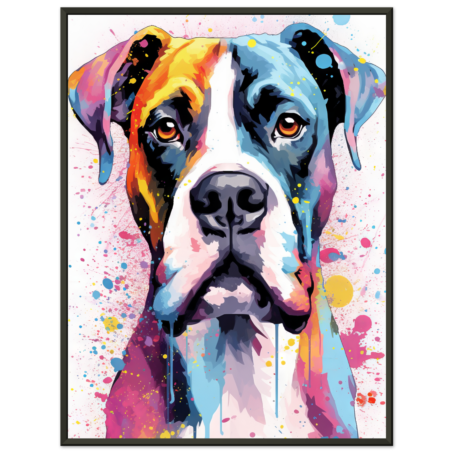 Hund Boxer Pop-Art (DOG47)