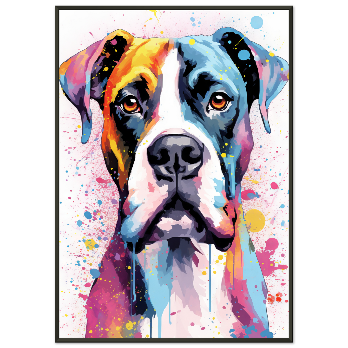 Hund Boxer Pop-Art (DOG47)