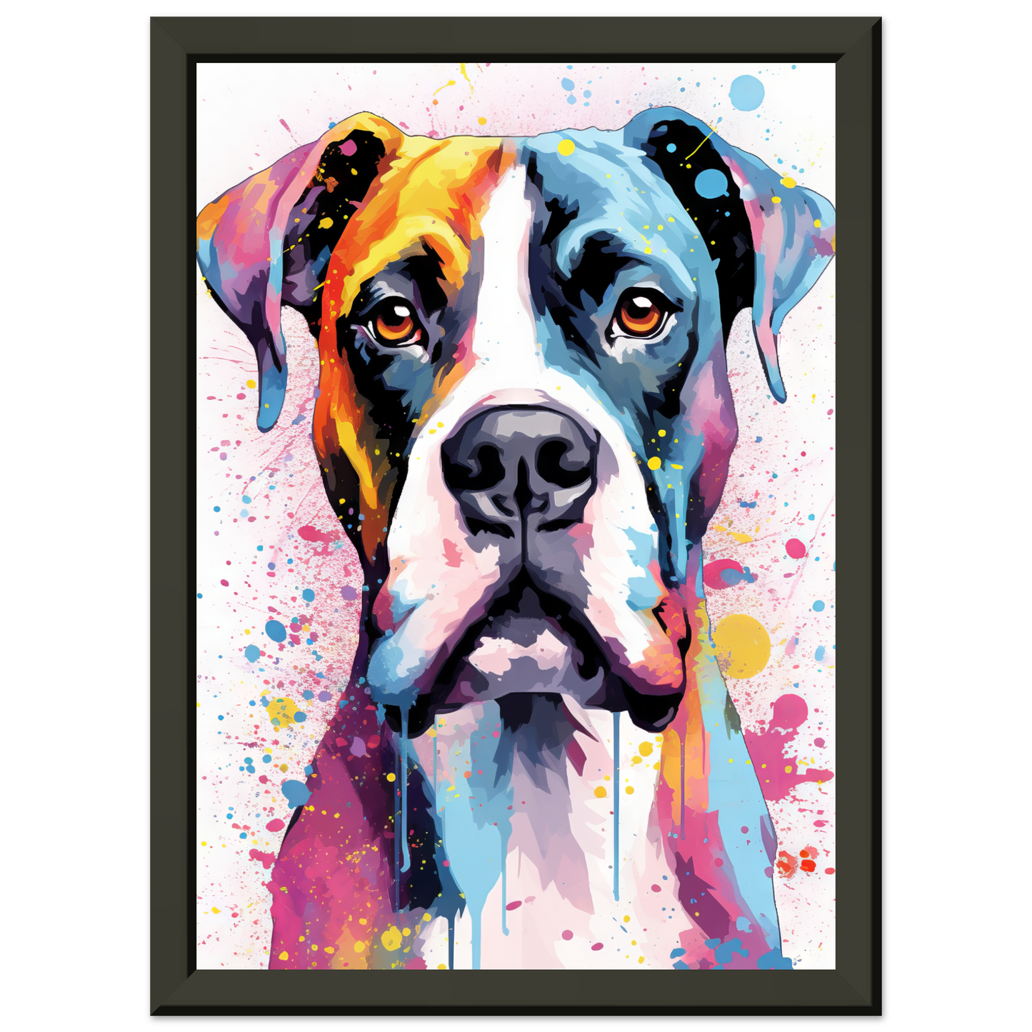 Hund Boxer Pop-Art (DOG47)