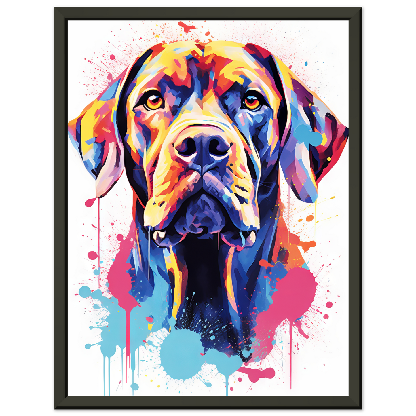 Hund Boxer Pop-Art (DOG48)