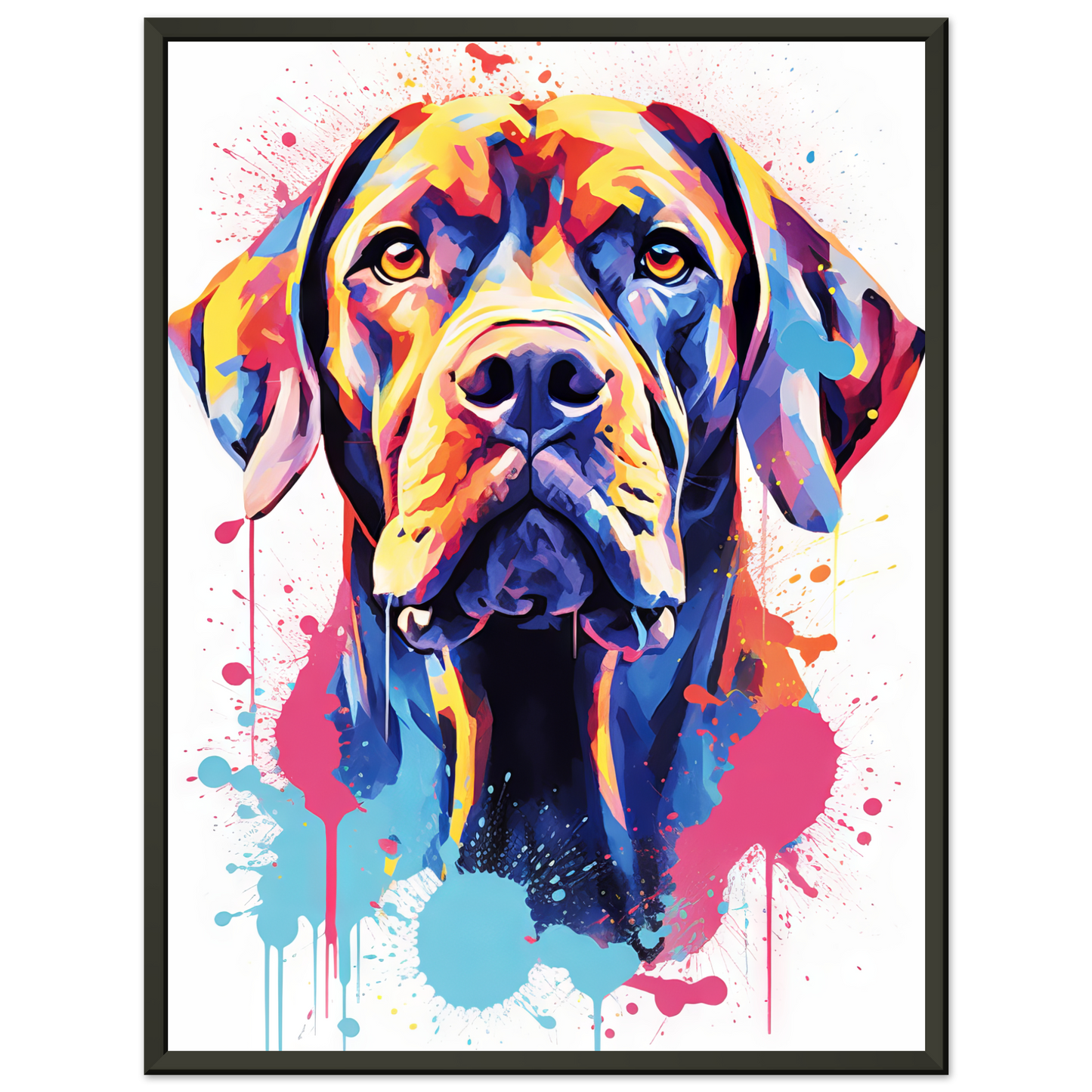 Hund Boxer Pop-Art (DOG48)