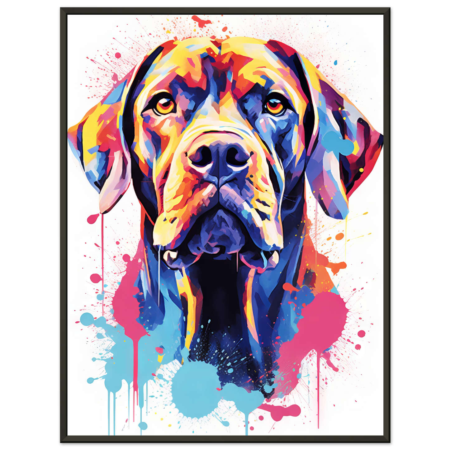 Hund Boxer Pop-Art (DOG48)