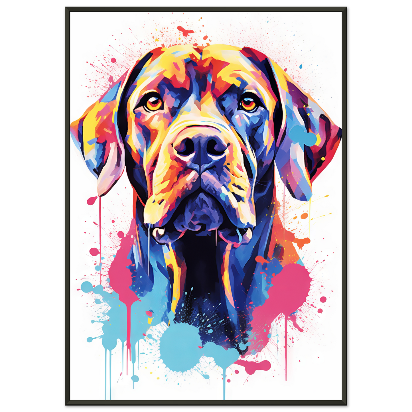 Hund Boxer Pop-Art (DOG48)
