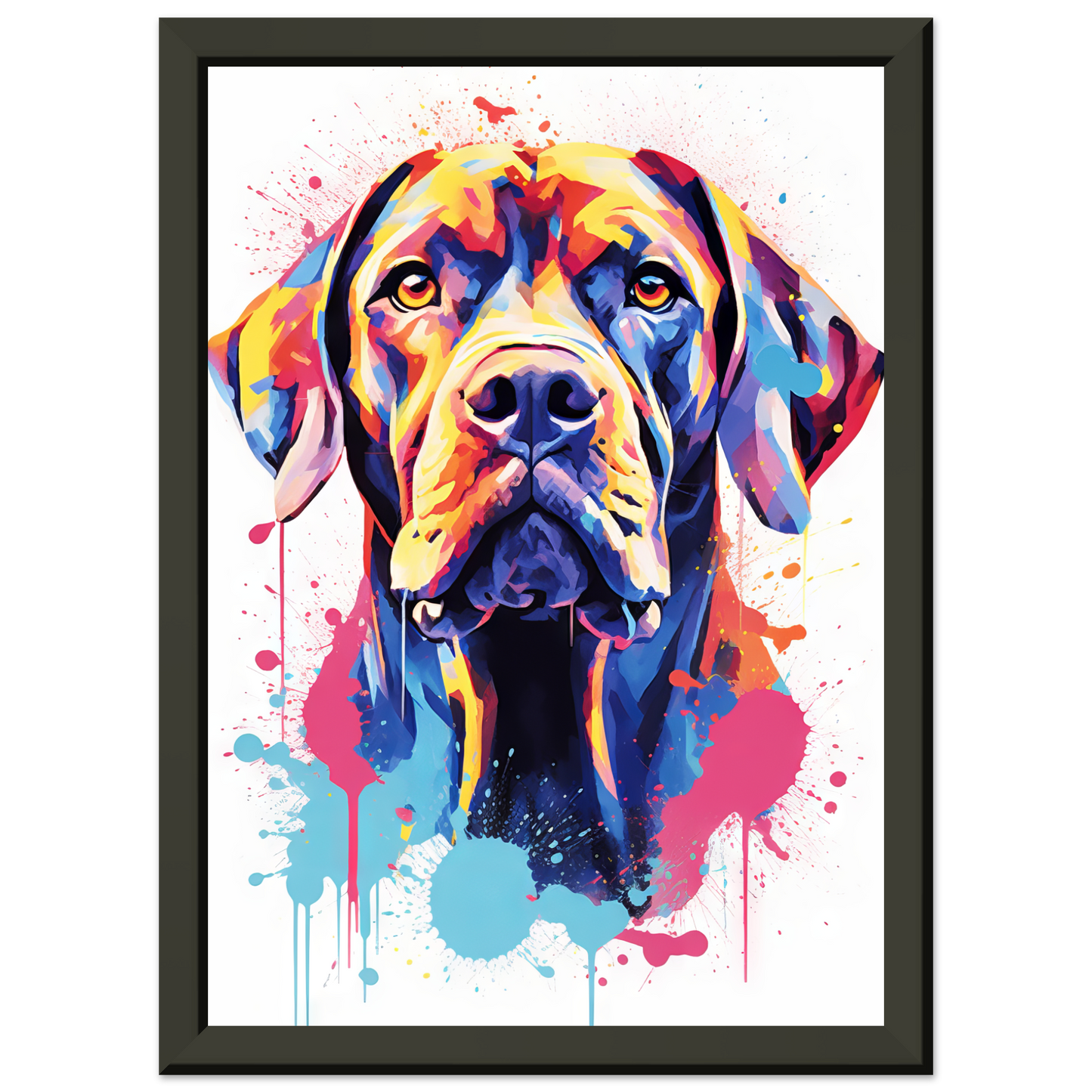 Hund Boxer Pop-Art (DOG48)