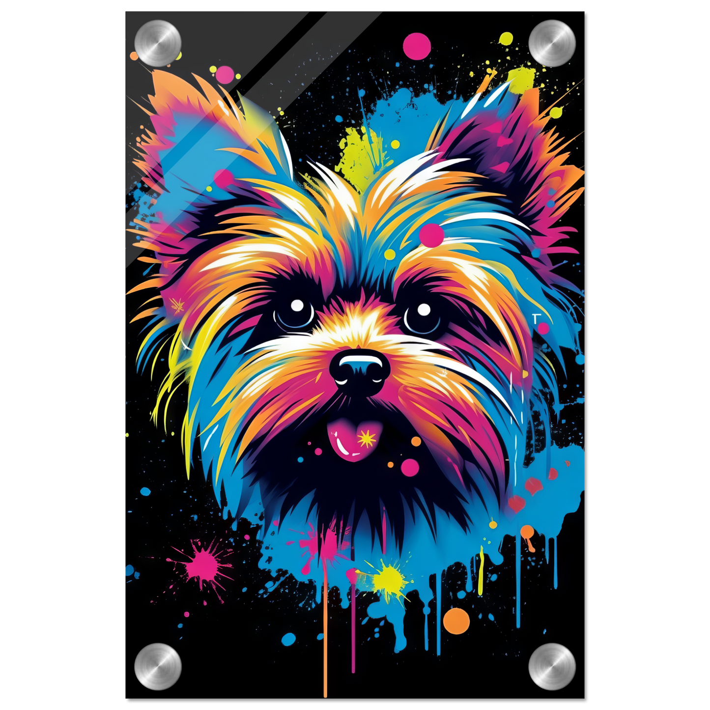 Hund Yorkshire Terrier Pop-Art (DOG49)