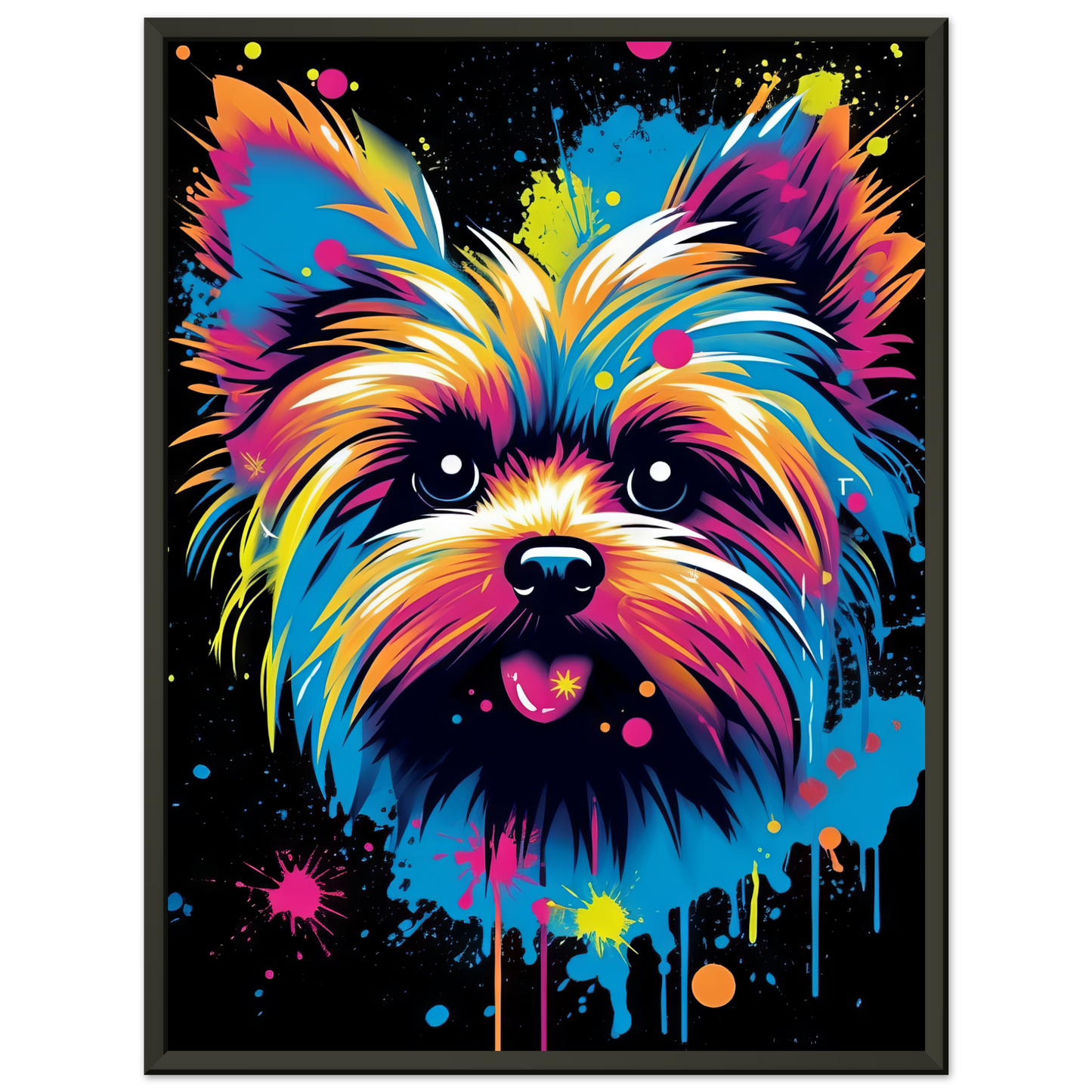 Hund Yorkshire Terrier Pop-Art (DOG49)