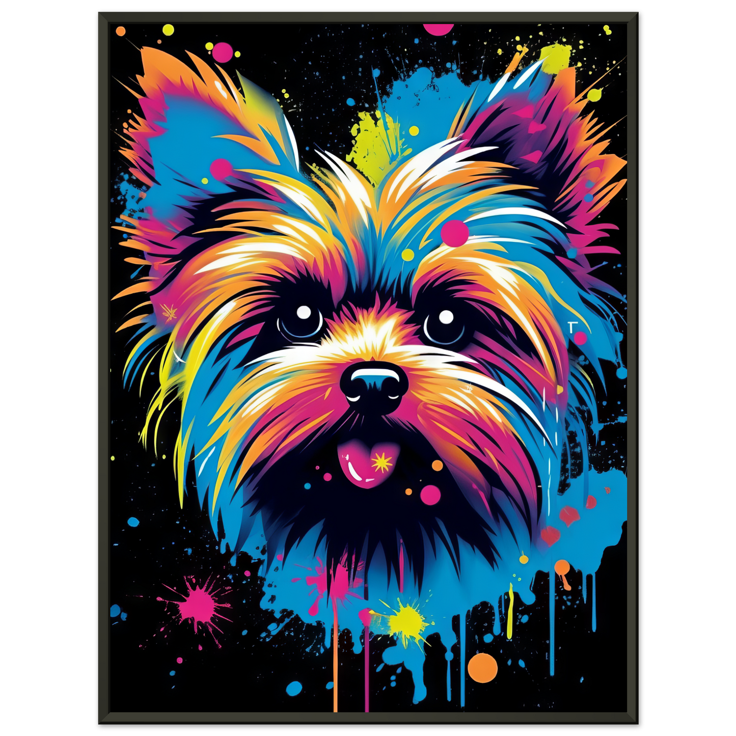 Hund Yorkshire Terrier Pop-Art (DOG49)