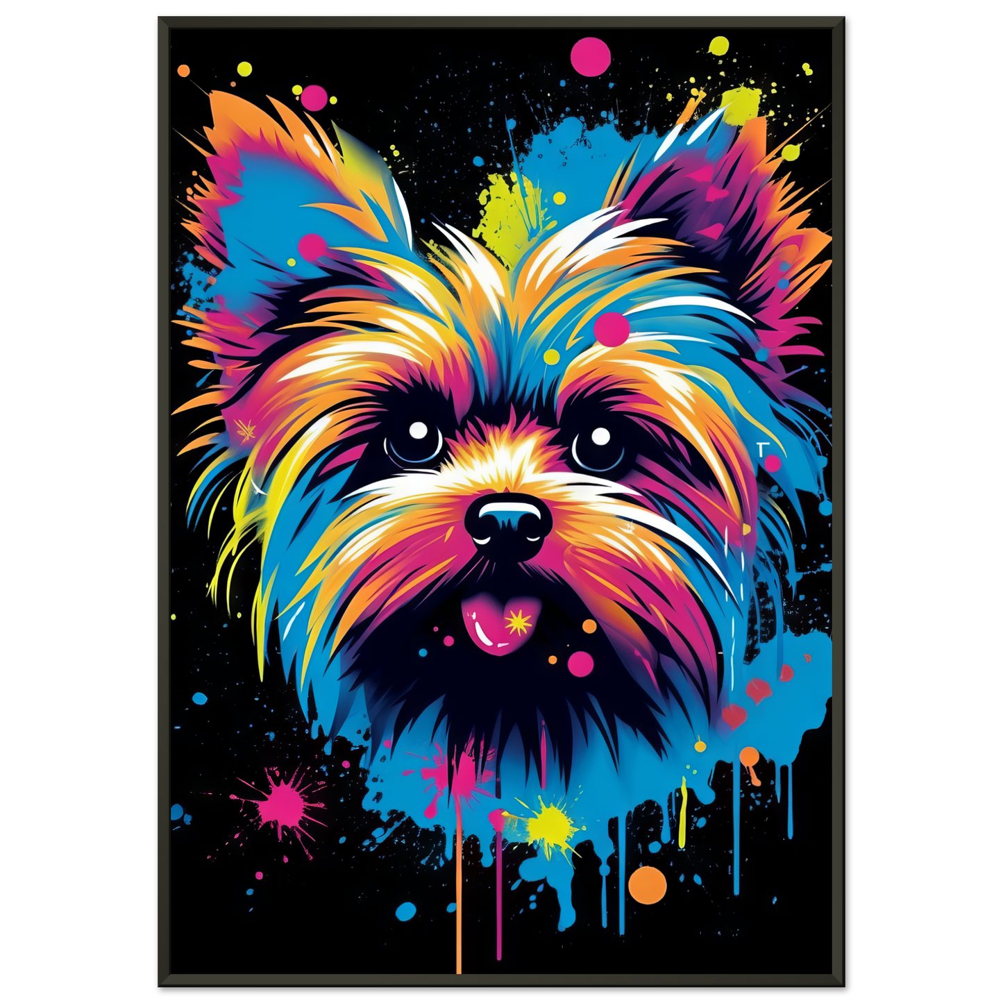 Hund Yorkshire Terrier Pop-Art (DOG49)