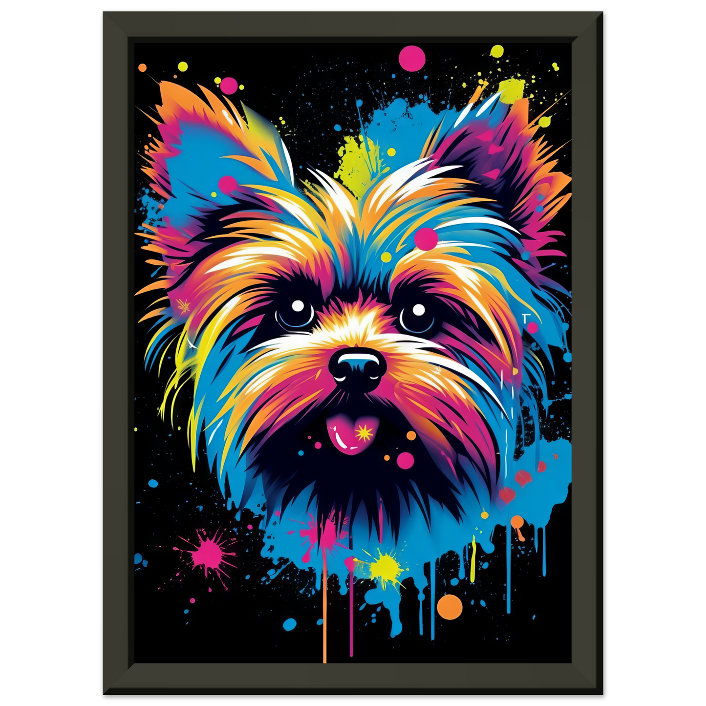 Hund Yorkshire Terrier Pop-Art (DOG49)