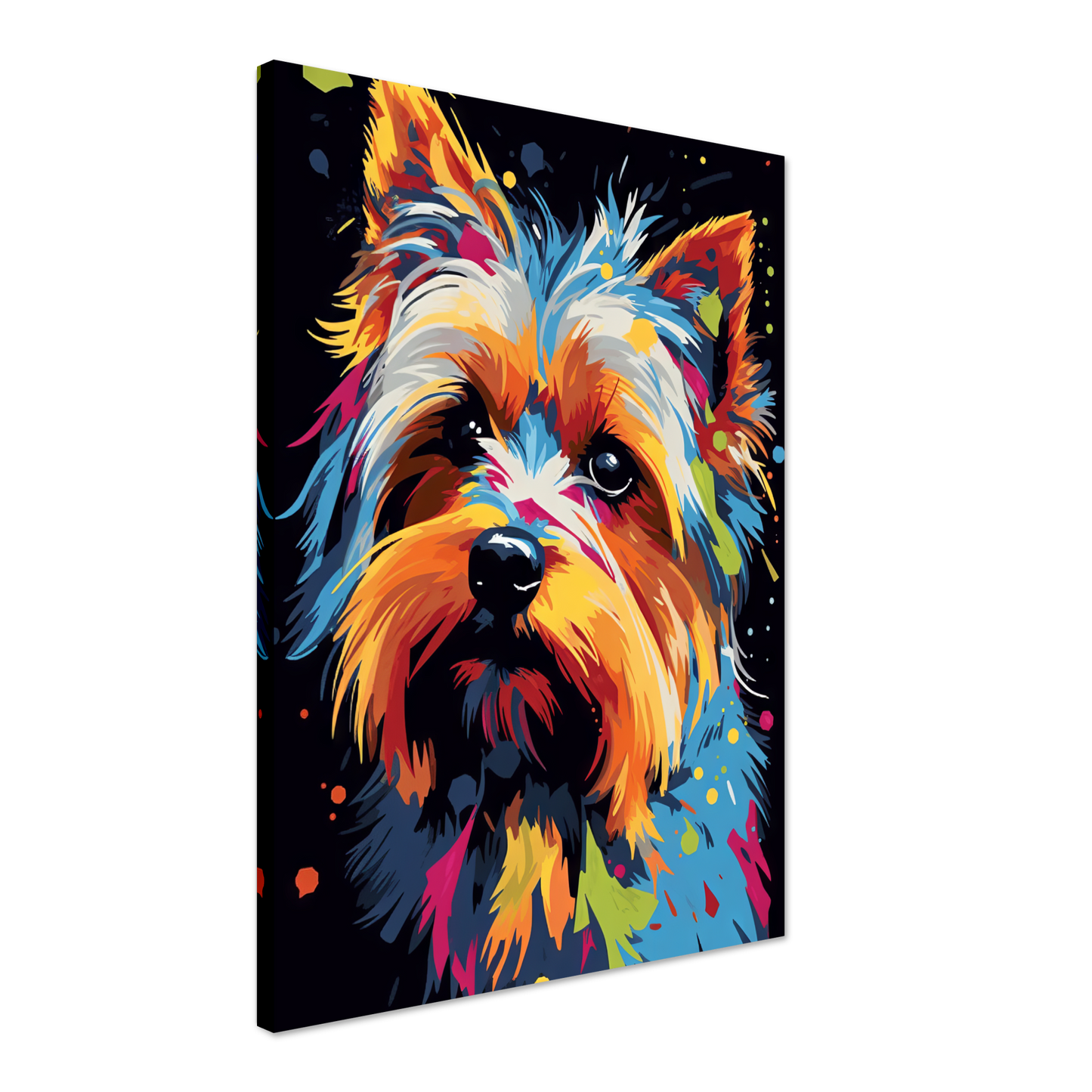 Hund Yorkshire Terrier Pop-Art (DOG50)